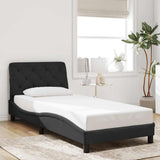 vidaXL Bed Frame without Mattress 80x200 cm Velvet Light Grey