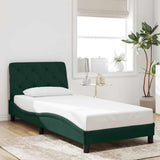 vidaXL Bed Frame without Mattress 80x200 cm Velvet Light Grey