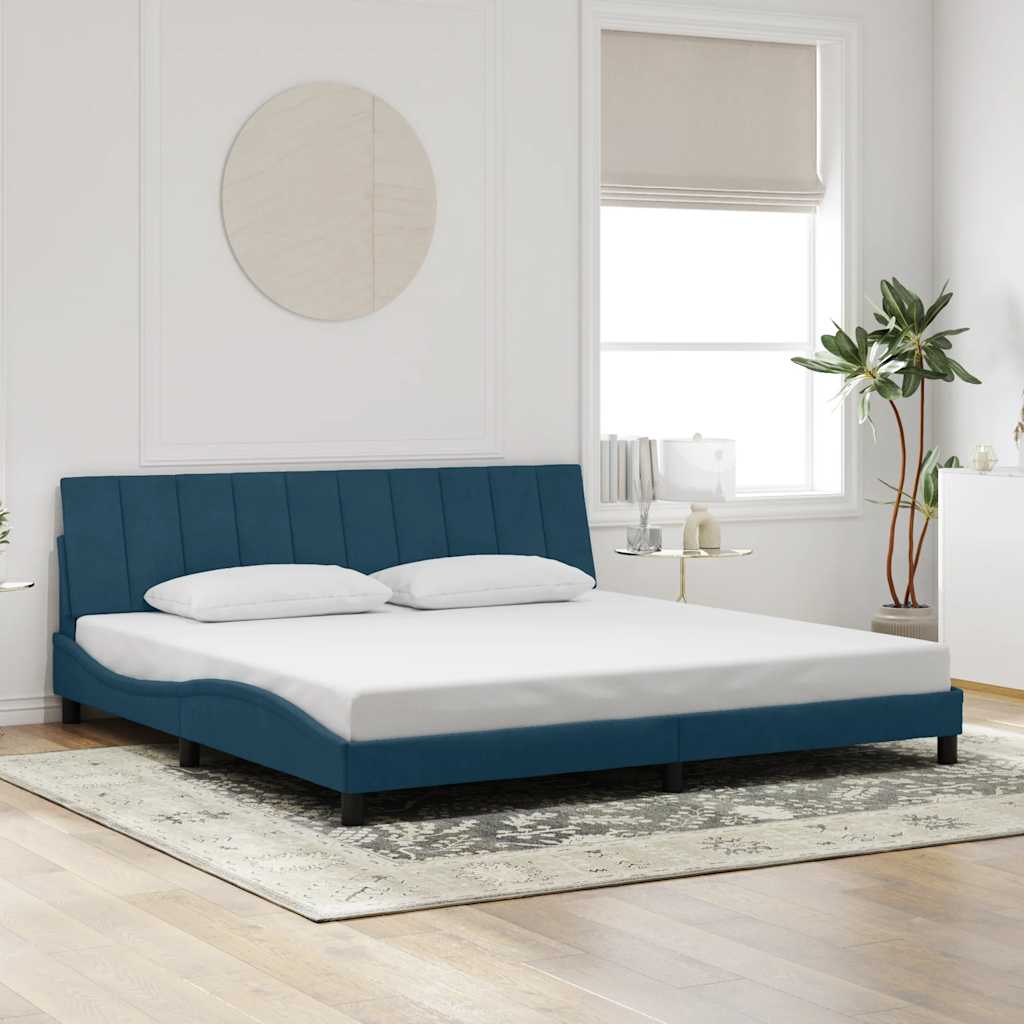 vidaXL Bed Frame without Mattress 80x200 cm Velvet Light Grey