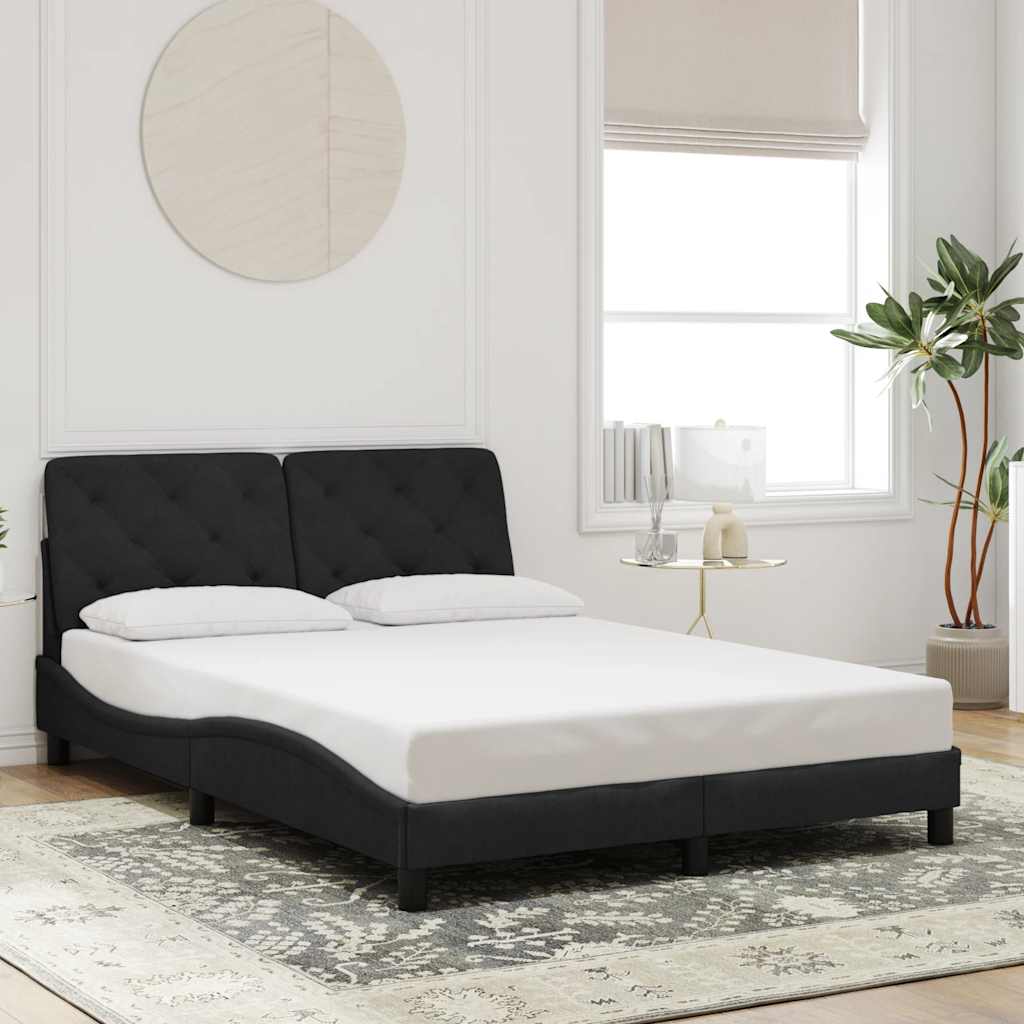 vidaXL Bed Frame without Mattress 80x200 cm Velvet Light Grey