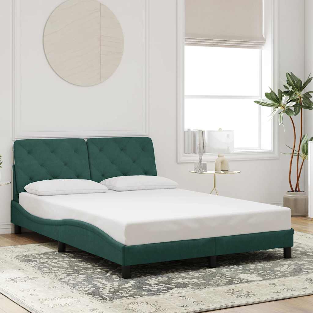 vidaXL Bed Frame without Mattress 80x200 cm Velvet Light Grey