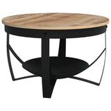 vidaXL Salontafel 60x40 cm massief gerecycled hout