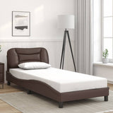 vidaXL Cadre de lit avec matelas "Hvar" noir d'art 80x200 cm