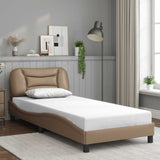 vidaXL Cadre de lit avec matelas "Hvar" noir d'art 80x200 cm