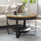 vidaXL Salontafel 60x40 cm massief gerecycled hout