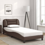 vidaXL Cadre de lit avec matelas "Hvar" noir d'art 80x200 cm