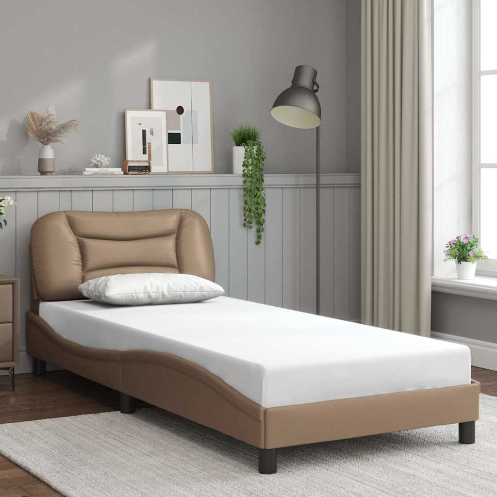 vidaXL Cadre de lit avec matelas "Hvar" noir d'art 80x200 cm