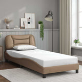 vidaXL Cadre de lit avec matelas "Hvar" noir d'art 80x200 cm