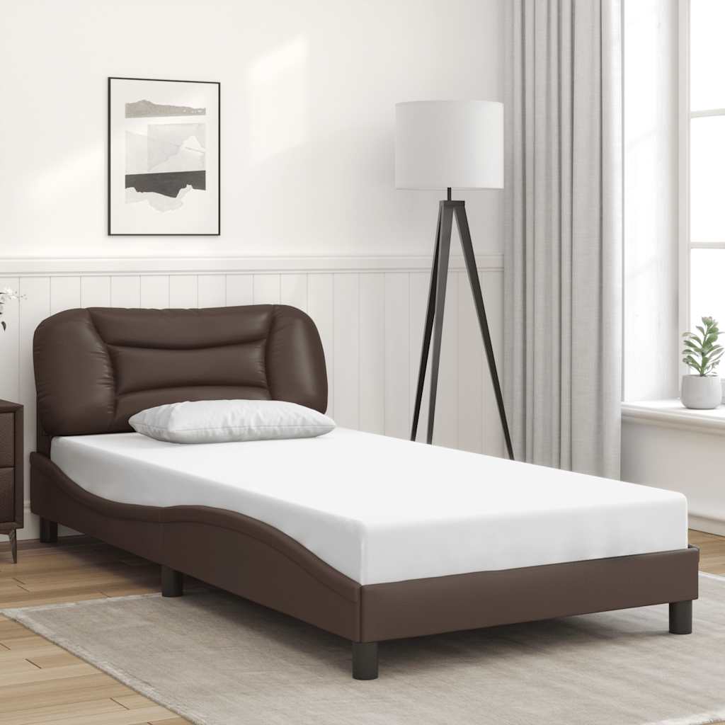 vidaXL Cadre de lit avec matelas "Hvar" noir d'art 80x200 cm