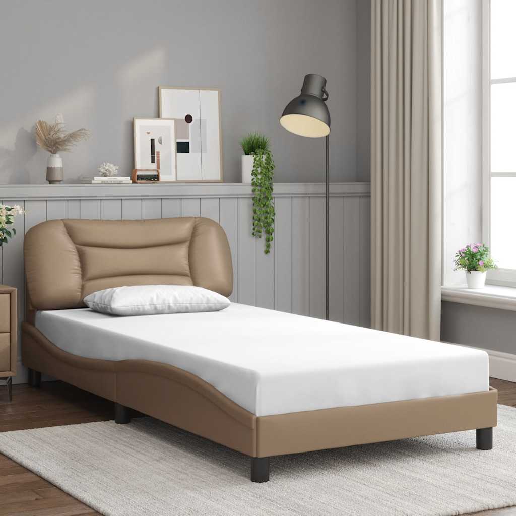 vidaXL Cadre de lit avec matelas "Hvar" noir d'art 80x200 cm