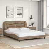 vidaXL Cadre de lit avec matelas "Hvar" noir d'art 80x200 cm