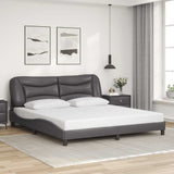 vidaXL Cadre de lit avec matelas "Hvar" noir d'art 80x200 cm