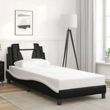 vidaXL Bed Frame "Viana" without Mattress Faux Leather Black 80x200 cm