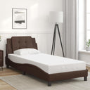 vidaXL Bedframe zonder matras "Zadar" kunstleer zwart 80x200 cm