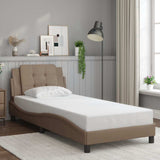 vidaXL Bedframe zonder matras "Zadar" kunstleer zwart 80x200 cm