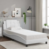 vidaXL Bedframe zonder matras "Zadar" kunstleer zwart 80x200 cm
