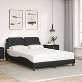vidaXL Bedframe zonder matras "Zadar" kunstleer zwart 80x200 cm