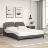 vidaXL Bedframe zonder matras "Zadar" kunstleer zwart 80x200 cm