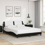 vidaXL Bedframe zonder matras "Zadar" kunstleer zwart 80x200 cm