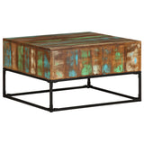 vidaXL Salontafel 68x68x41 cm ruw mangohout