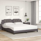 vidaXL Bedframe zonder matras "Zadar" kunstleer zwart 80x200 cm