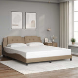 vidaXL Bedframe zonder matras "Zadar" kunstleer zwart 80x200 cm