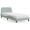 vidaXL Lit avec matelas "Dover" avec coussins lumineux 80x200 cm