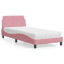 vidaXL Lit avec matelas "Dover" avec coussins lumineux 80x200 cm