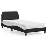 vidaXL Bed met matras "Dover" kunstleer zwart 80x200 cm