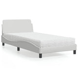vidaXL Bed met matras "Dover" kunstleer zwart 80x200 cm