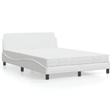 vidaXL Bed met matras "Dover" kunstleer zwart 80x200 cm