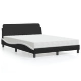 vidaXL Bed met matras "Dover" kunstleer zwart 80x200 cm