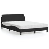 vidaXL Bed met matras "Dover" fluweel lichtgrijs 80x200 cm