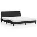 vidaXL Lit avec matelas "Hanko" rideaux lumineux 80x200 cm