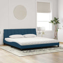 vidaXL Lit avec matelas "Hanko" rideaux lumineux 80x200 cm