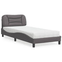 vidaXL Lit avec matelas "Hvar" art noir 80x200 cm