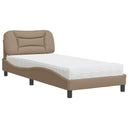vidaXL Lit avec matelas "Hvar" art noir 80x200 cm
