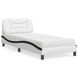vidaXL Lit avec matelas "Hvar" art noir 80x200 cm
