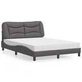 vidaXL Lit avec matelas "Hvar" art noir 80x200 cm