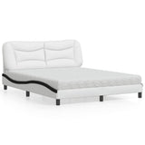 vidaXL Lit avec matelas "Hvar" art noir 80x200 cm