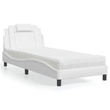 vidaXL Bed "Viana" met matras kunstleer zwart 80x200 cm