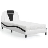 vidaXL Bed "Viana" met matras kunstleer zwart 80x200 cm