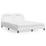 vidaXL Bed "Viana" met matras kunstleer zwart 80x200 cm
