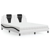 vidaXL Bed "Viana" met matras kunstleer zwart 80x200 cm