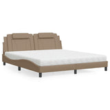 vidaXL Bed "Viana" met matras kunstleer zwart 80x200 cm