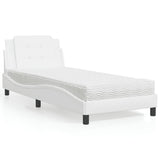 vidaXL Bedframe zonder matras "Zadar" kunstleer zwart 80x200 cm