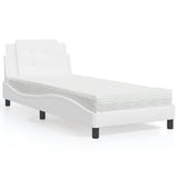 vidaXL Bedframe zonder matras "Zadar" kunstleer zwart 80x200 cm