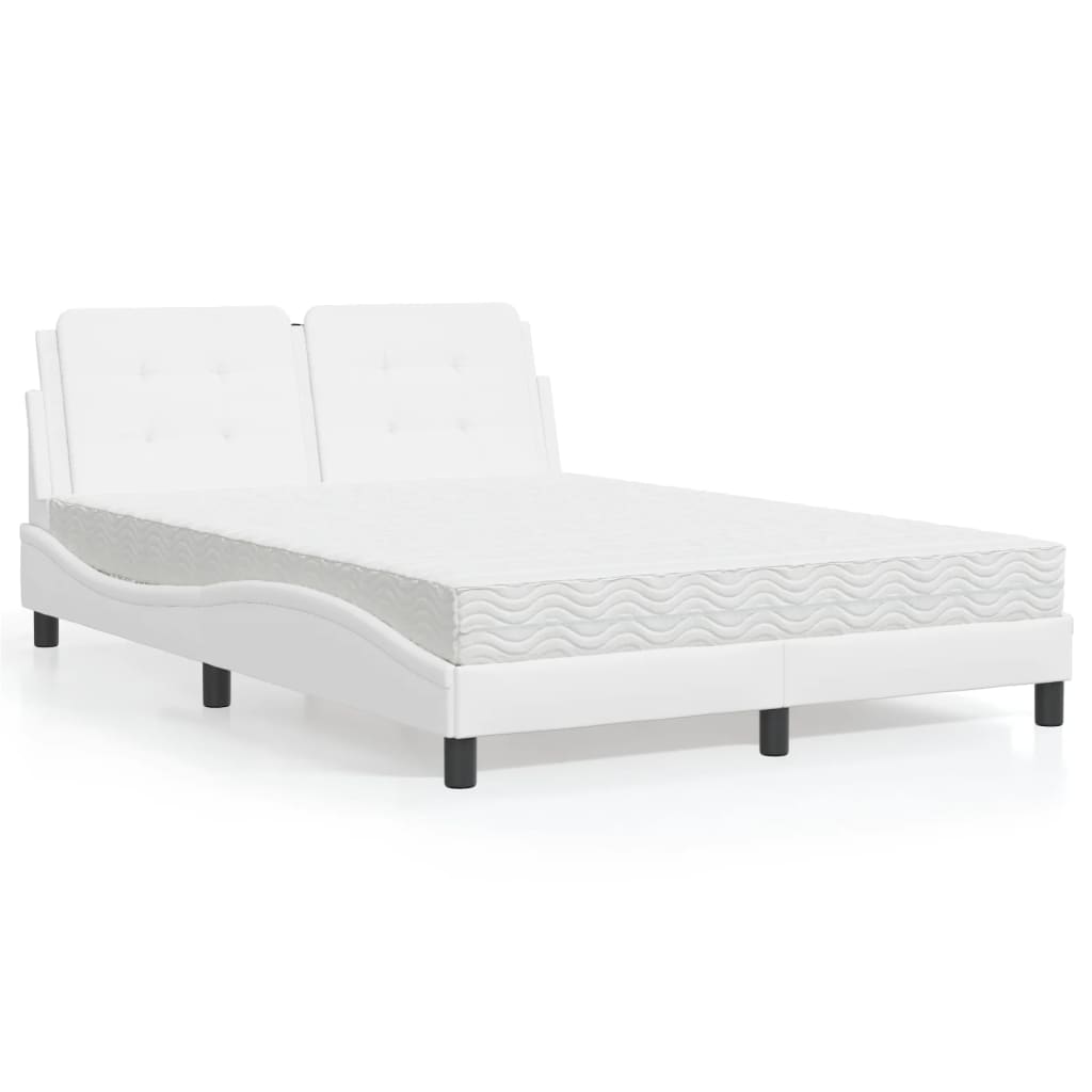 vidaXL Bedframe zonder matras "Zadar" kunstleer zwart 80x200 cm