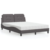 vidaXL Bedframe zonder matras "Zadar" kunstleer zwart 80x200 cm