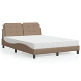 vidaXL Bedframe zonder matras "Zadar" kunstleer zwart 80x200 cm